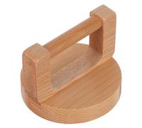 Mipcase Baren Traditionnel Bois de Hêtre pour Linogravure Outil de Pressage à Main avec Poignée Ronde Brûleur pour Garçon Fille Tampon de Transfert Encre pour Impression et Artisanat sur