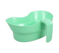 Mipcase Bassin Bucco-dentaire pour Soins Oraux Tasse Plastique pour Personnes Âgées Gobelet Hygiénique pour Rinçage et Brossage des Dents Adapté Aux Patients Alités