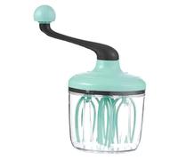 Mipcase Batteur Œufs Manuel Rotatif Main Ergonomique pour Blancs Dœufs Crème et Café Mousseux Outil Cuisine et Facile à Utiliser Vert