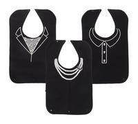 Mipcase Bavoir Imperméable Ajustable pour Adultes Grand Format sans Poche Réutilisable et Lavable Protection Alimentaire pour Seniors Lors des Repas Bavoir du Cou à la Jambe pour