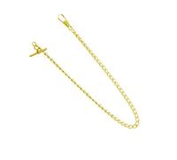 Mipcase Bijoux de chaîne de Courroie de chaîne Hommes Boucle Ceinture clés chaîne pour Jeans chaîne de Montre chaînes de Montres taschenuhr Doré