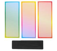 Mipcase Bloc-notes Magnétique Support Stylo Intégré pour Réfrigérateur avec 150 Feuilles, Aimant et Papier Pu pour Liste de Courses et Planning Semaine