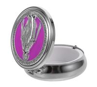 Mipcase Boîte à Chapelet Métal Robuste Coffret Souvenir Religieux avec Perles Polies Décor Cadeau pour Femmes Boîte à Bijoux Prière pour Baptême et Première Communion