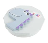 Mipcase Boîte à Dents en Bois pour Garçon et Filles Étui de Rangement Bleu Dinosaur Boîte à Souvenirs pour Dents de Lait Perdues Léger et Portable Collection de Cheveux Bébé