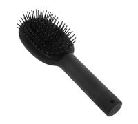 Mipcase Boîte de Rangement Multifonction Noire avec Brosse à Cheveux Intégrée Peigne Robuste Plastique Compartiment Secret pour Objets Design Discret et Portable Massage et Stockage