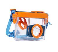 Mipcase Boîte Observation Insectes avec Double Loupe Kit Exploration Nature pour Garçon Fille Outil Éducatif Léger et Portable pour Garçons et Filles