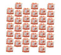 Mipcase Boîtes De 50 Pièces cas de bonbons chocolate present box faire la fête rose anniversaire traiter Bien atsem boite étui à bonbons en papier étui à bonbons délicat Orange
