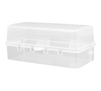 Mipcase Boîtier Électrique Résistant aux Intempéries 8 Entrées de Câble Protection L'Eau pour Rallonge Prise Minuterie Usage Chantier Camping Maison 22X10.5X9.3 CM
