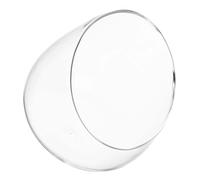 Mipcase Bol en Verre Biseauté Écologique pour Plantes Succulentes - Terrarium Hydroponique Hermétique Ø15 CM Vase Décoratif Transparent Bureau Micro-Paysage Naturel et Ornement