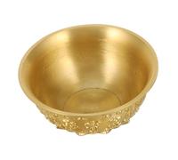 Mipcase Bol Laiton Décoratif Forme Corne Abondance Bassin à Trésor pour Maison Bureau Boutique Ornement Polyvalent et Cadeau de Pendaison de Crémaillère