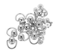 Mipcase Boucles de Fixation de Paquet 10 Pièces Bouton-Pression à Douille et Émerillon Rotatif, pour Bagages à Usage Quotidien et Rangement Simple