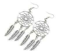 Mipcase Boucles Oreilles Attrape Songes Pendantes Plumes Pour Femmes Style Western Bijoux Bohèmes Attrape-songes