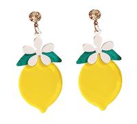 Mipcase Boucles Oreilles Forme de avec Paillettes et Écouteurs Été Colorés pour Anniversaire et Festivals Modèle de Fleurs Varié