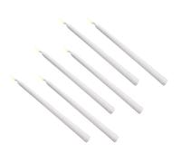 Mipcase Bougies LED Longues Décoratives Effet Flamme Lot de 6 pour Décoration de Table Jardin Maison Fêtes Halloween Noël Mariages