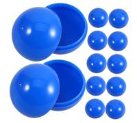 Mipcase Boules de en Plastique 3 Cm Lot de 50 Multicolores Ouvrables et Vides pour Fête Jeux de Noël Décoration Activités Ludiques Accessoires de Tirage au Sort
