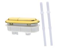 Mipcase Bouton de Chasse Double Durable Bouton Poussoir de Réservoir pour Toilette Facile à Installer Accessoire de Remplacement pour Salle de Bain Couleur Aléatoire