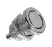 Mipcase Bouton de d’Arcade, Bouton de Rejet des Pièces en Métal Argent, Déblocage des Pièces Bloquées et Remboursement Efficace pour Arcade et Gaming Machines