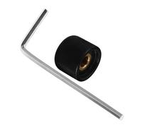 Mipcase Bouton de Volume de Guitare, Bouton de Commande du Potentiomètre en Bois et Métal, Noir, Réglage Précis, pour Guitare Acoustique et Électrique, Performances et Usage Quotidien