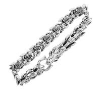 Mipcase Bracelet Dragon Homme Punk Style Vintage Chaîne Dragon Écailles Accessoire Mode Masculin