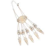 Mipcase Bracelet Griffes Pour Ongles De Femme En Métal Léger Pour Spectacles Et Danses Orientales