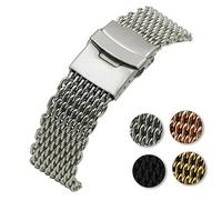 Mipcase Bracelet Montre Acier Inoxydable Maille Serpent Confortable Et Style Milanais Élégant Pour Homme Et Femme Design Classique à Boucle Déployante
