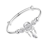 Mipcase Bracelet Vrac Réglable avec Attrape Bracelet Extensible Fil pour Femme Style Punk et Minimaliste Accessoire pour Toutes Occasions