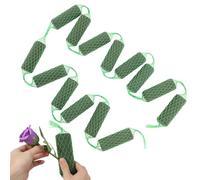 Mipcase Briques D'arrangement Floral en Mousse Verte de Saucisse, Absorbe L'eau, Base pour Compositions et Créations Artisanales