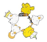 Mipcase Broche Canard pour Femmes Épingle Cartoon Mignonne Badge Décoratif pour Vêtements Sacs et Chapeaux Lot de Amusantes