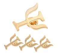 Mipcase Broche Psychologue Design Unique Lot de 4 Épingles Décoratives Costumes et Châles Fête des Mères Épingles de Santé Psychologique Bureau et Voyage