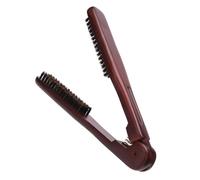 Mipcase Brosse à Cheveux Pince Antistatique Double Face à Poils Peigne Lisseur Compact pour Coiffage Professionnel Outil Polyvalent pour Lisser Discipliner et Boucler Usage Salon et