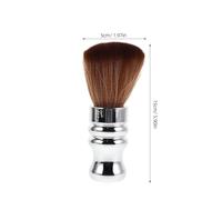 Mipcase Brosse Coiffeur Poils Doux Manche Long Ergonomique Brosse Coupe Cheveux Poussière Salon Professionnel Nettoyage Confortable