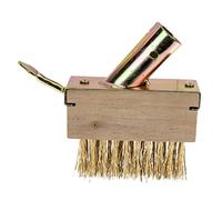 Mipcase brosse de désherbage métallique traitement de la mousse brosse métallique en acier outils jardinage kit jardinage tapis Brosse de nettoyage désherbant brosse de jardin fil d'acier
