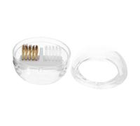 Mipcase Brosse de Nettoyage pour Embouts de Perceuse Manucure Outil Portable Antistatique avec Filaments Doux et Rigides Accessoire Dépoussiéreur Précis pour Nail Art et Polissage