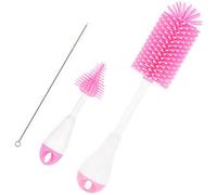 Mipcase Brosse pour Biberon et Tétine Set de Brosses Rotatives pour Nettoyage Facile