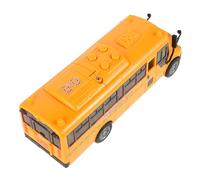 Mipcase Bus Scolaire pour Garçon Fille Modèle de avec Portes Ouvrables et Musique Éducatif pour Garçons et Filles Ans