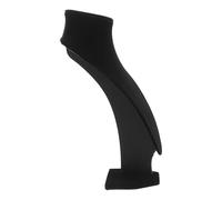 Mipcase Buste Mannequin Bijoux en Velours Noir 29X20 CM Cou Ajustable Présentoir Collier pour Colliers Longs et Pendentifs Support Organisateur Bijoux Polyvalent pour Exposition et