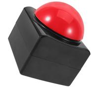 Mipcase Buzzer de Quiz en Plastique Convexe, Bouton Hurlant Sonore sans Pile, Boîtier de Commutation Pressable pour Jeux de Société, Quiz et Compétitions, Amusant Interactif