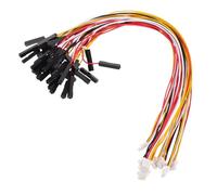 Mipcase Câbles De Conversion 4 Broches 10 Pcs Connecteurs Électriques Fins Femelle vers Connecteur Grove Micro-câbles pour Appareils Électroniques Multi-Usage Câble Adaptateur Micro-appareils Noir