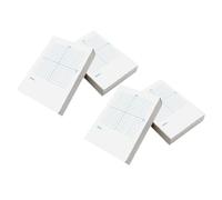 Mipcase Cahier D’exercices D’axes Xy en Papier Blanc 100 Feuilles | Pages Quadrillées Recto Verso, Tracé Précis, pour Diagrammes Géométriques, Tutorat et Classe