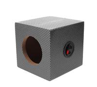 Mipcase Caisson de Basses pour Voiture 4 Pouces en Bois Massif Caisson D’Enceinte Audio Compact sous Siège Isolation Phonique Optimale pour Système Audio Automobile