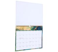 Mipcase Calendrier Mural Mensuel 2024-2025 en Anglais Calendrier Familial à Suspendre pour Maison et Bureau Planification des Vacances Format Fluide Janvier 2024 à Juin 2025 pour