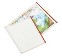 Mipcase Calendrier Mural Suspendu 2024 Année du Dragon Style Chinois, Calendrier Traditionnel Chinois Annuel 2024 en Papier Réutilisable, Décoration Intérieure pour Bureau et Maison