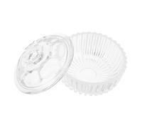 Mipcase Candy Bowl for Wedding Party Buffet Bonbonnière En Verre De Cristal Pot De Verre Rond Avec Couvercle Hermétique Conteneur De Stockage