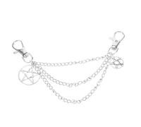 Mipcase Chaîne De Chaussure Métal Breloque Étoile à Cinq Branches Style Western Cowgirl Bijou Décoratif Pour Baskets Accessoire Pour Femmes Pour Personnaliser Vos Sneakers