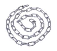 Mipcase Chaîne Galvanisée pour Suspension Lustre Chaîne à Maillons Résistante Antirouille pour Usage Polyvalent pour Accrocher Lampes et Sécuriser Portails
