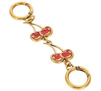 Mipcase Chaînette D’Extension pour Paquet à Main Femme 14 CM Chaîne de Remplacement Bandoulière en Métal Finition Bronze Antique Accessoire Couleur Cerise pour Paquet Pochette