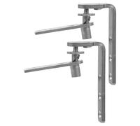 Mipcase Charnières Pivotantes de Porte Battante Automatique en Acier Inoxydable 304, Petite Taille pour Épaisseur 16 MM, Charnières Invisibles Robustes à Double Ouverture pour Portes