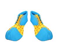 Mipcase Chaussures de Clown Cosplay Bleu Taille Unique Adulte et Adolescent Matériau Solide et Léger pour Fête d'Halloween Spectacle et Carnaval Accessoires Costume Clown