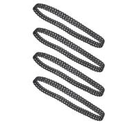 Mipcase Chenilles de Char en Caoutchouc 4 Pièces Pistes à Monter Soi-Même pour Robot Télécommandé Remplacement Solide Compatible Maquette Tank pour Kit DIY et Véhicules Télécommandés