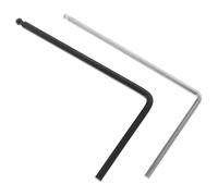 Mipcase Clé de Réglage pour Manche de Guitare Outils Métalliques 4 MM Argenté 5 MM Noir Accessoires pour Guitare Électrique Basse et Acoustique Entretien et Réglage Précis du Truss Rod